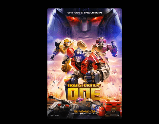 옵티머스와 메가트론의 과거, 트랜스포머 ONE 개봉일